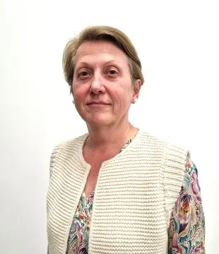 Headshot of Alison Griffiths on a white background.