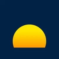 Image placeholder. Yellow sun icon against a dark blue background.