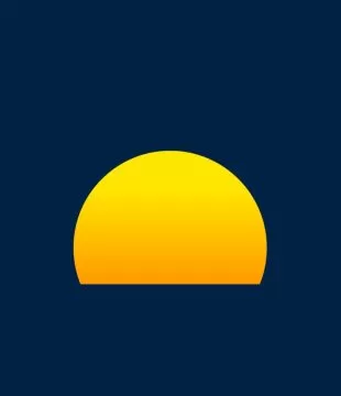 Image placeholder. Yellow sun icon against a dark blue background.