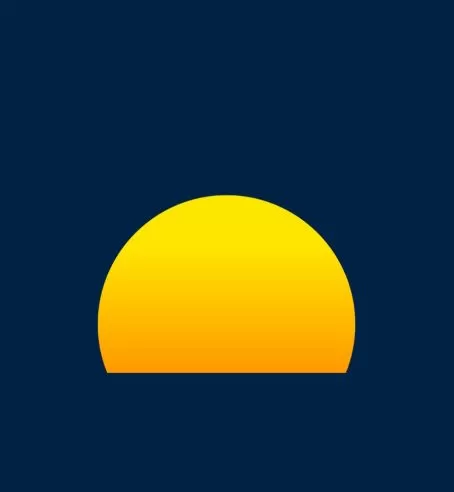 Image placeholder. Yellow sun icon against a dark blue background.