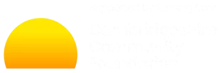 Sunrise icon and text saying 'Supported by funding from Cambridgeshire Community Foundation'