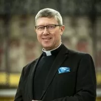 Headshot of Vice President, The Very Revd Mark Bonney DL, Dean of Ely