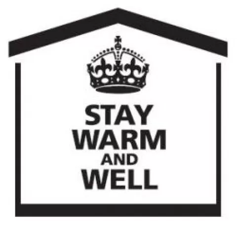 Logo saying Stay Warm and Well.