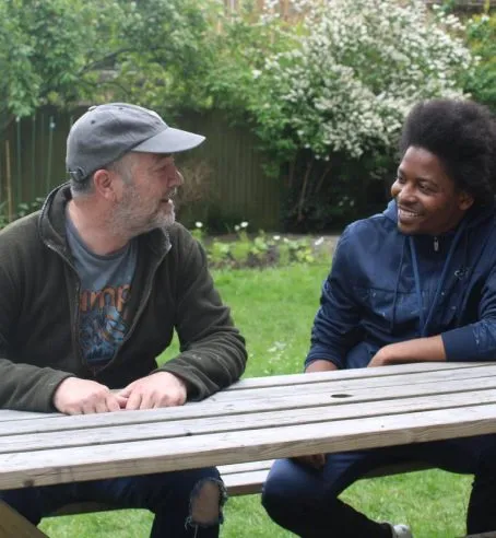 Peer Advocates chats with service user