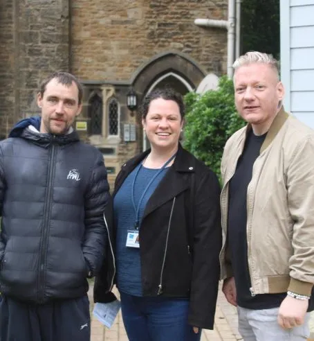 Peer advocates meet with Light Project staff in Peterborough